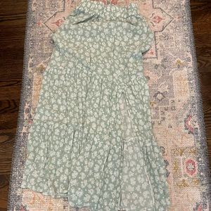 Altar’s state split leg floral skirt XS